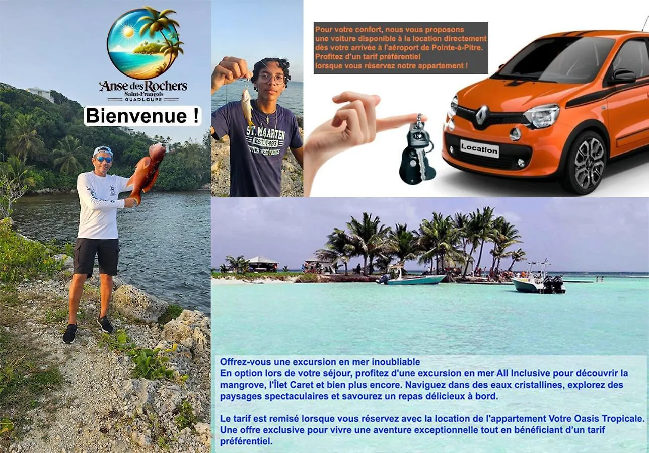 Votre Oasis Tropicale Apartman Saint-François